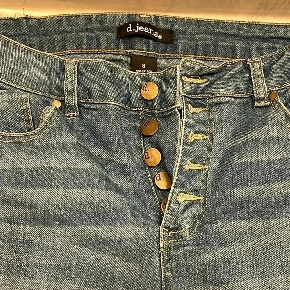 Encore Women’s Junior Dark Wash Denim Jeans Size 11 - Picture 3 of 4